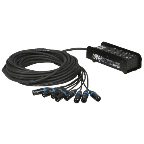 15m 8way XLR 3 Stage Box